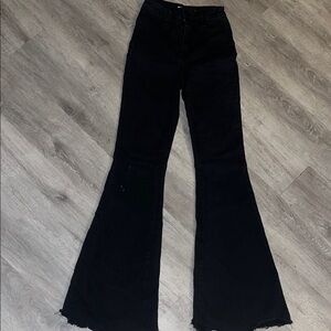 Black Flared Jeans